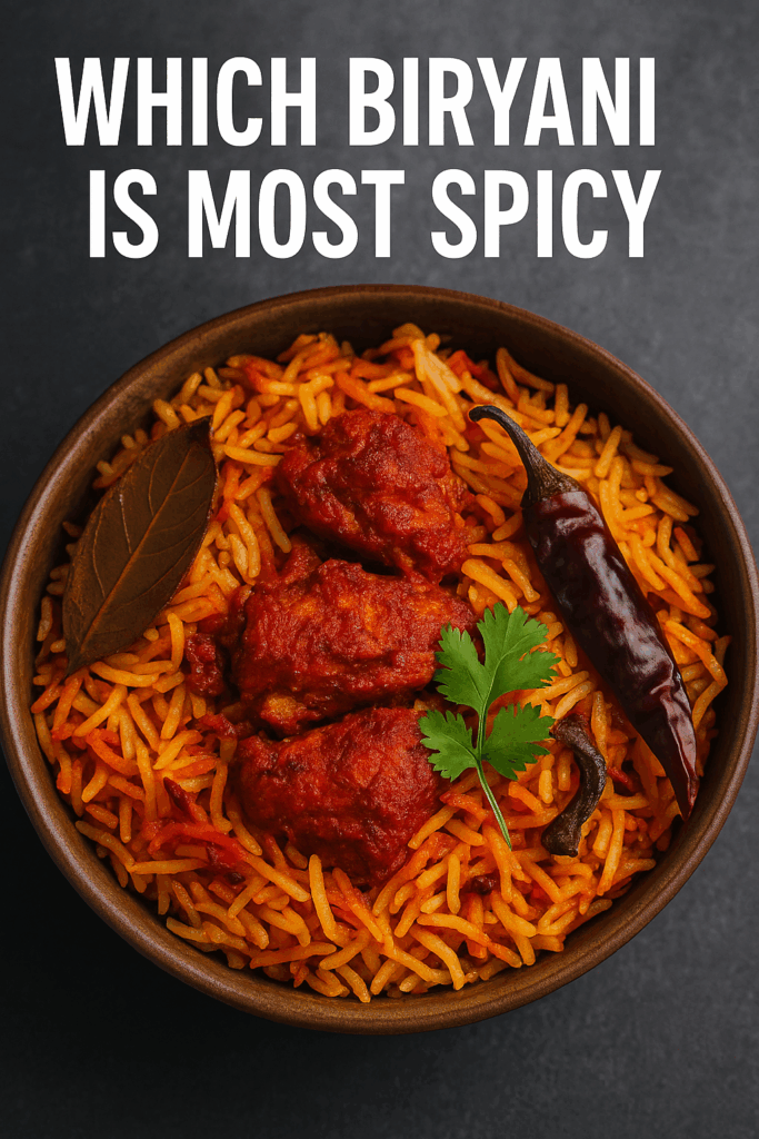 which biryani is most spicy