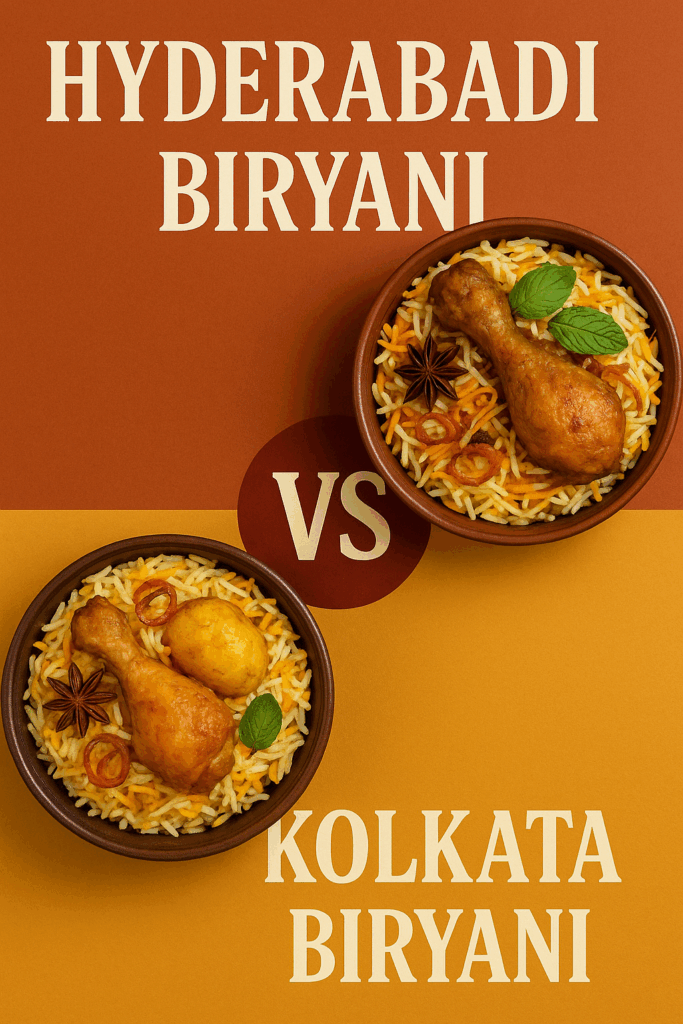 hyderabadi biryani vs kolkata biryani
