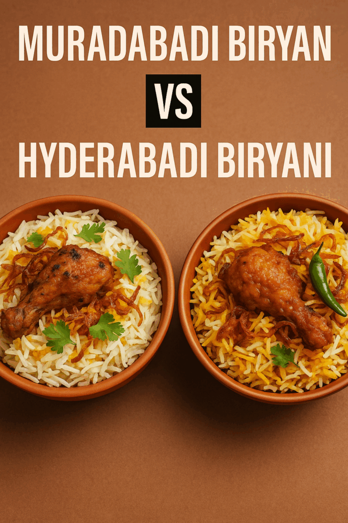 muradabadi biryani vs hyderabadi biryani