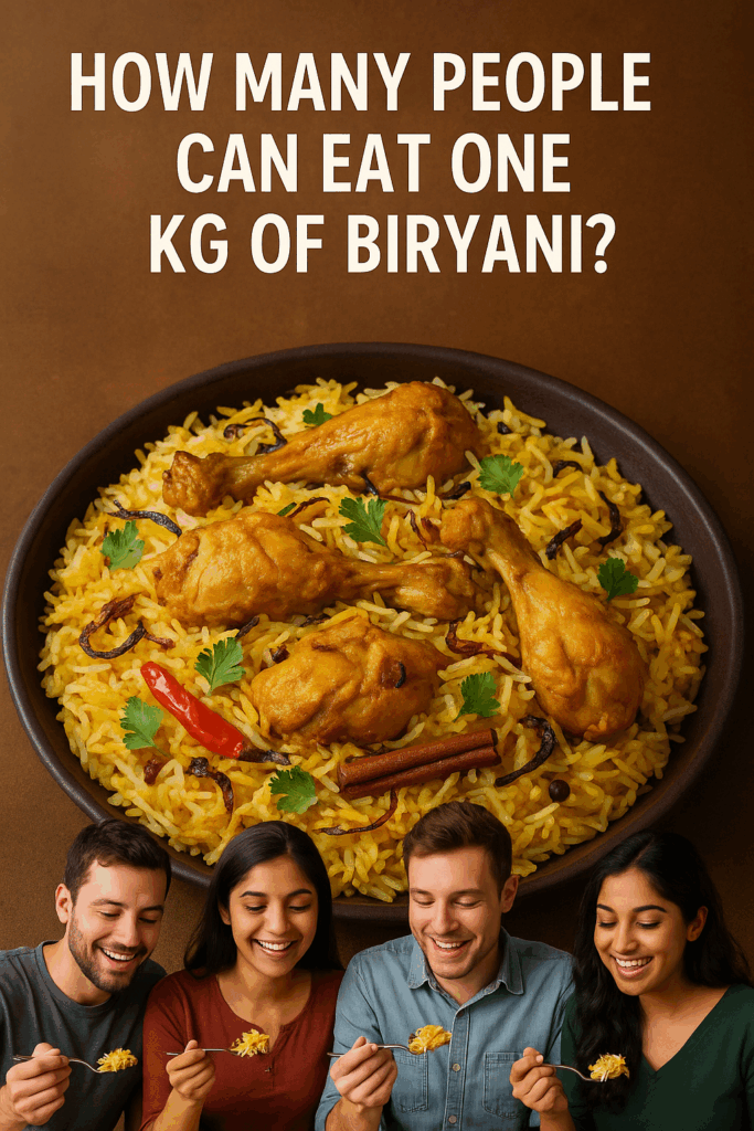 How Many People Can Eat One KG of Biryani?