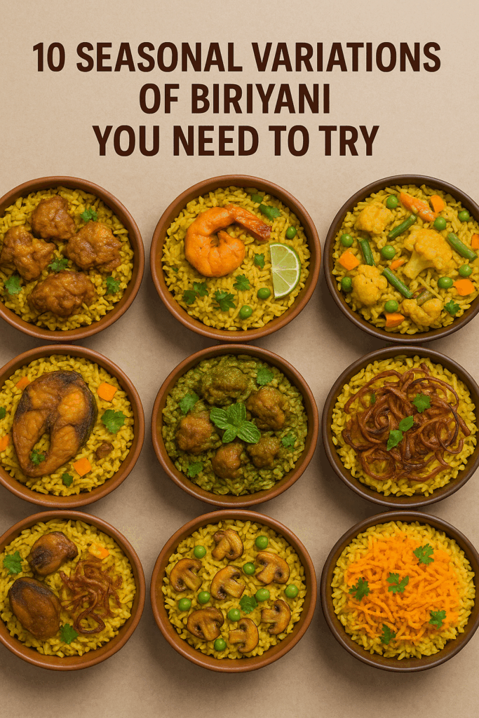 10 Seasonal Variations of Biriyani You Need to Try