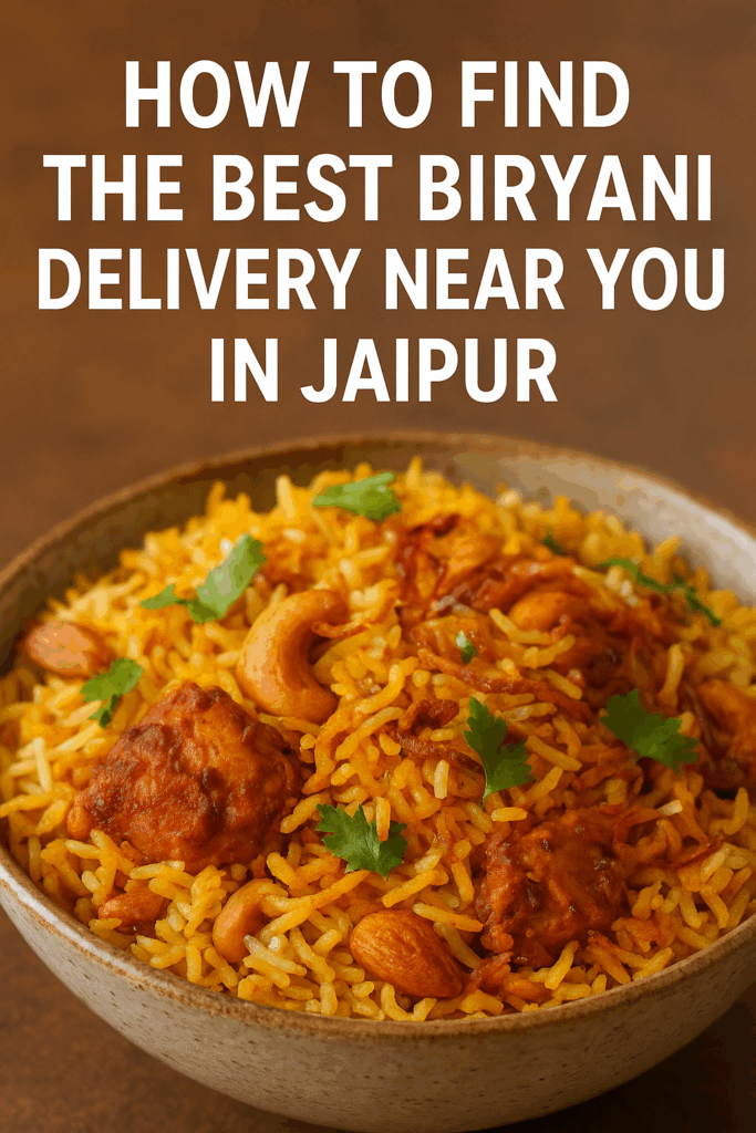 How to Find the Best Biryani Delivery Near You in Jaipur